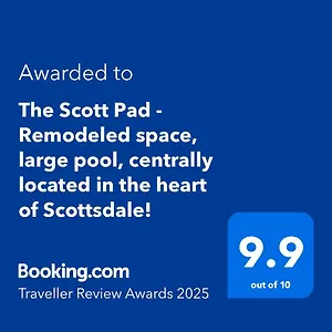  Apartment The Scott Pad - Remodeled Space, Large Pool, Centrally Located In The Heart Of Scottsdale!